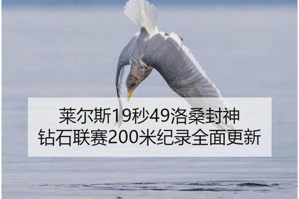 莱尔斯19秒49洛桑封神 钻石联赛200米纪录全面更新